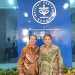 Menghadiri peresmian Gedung Collaboratiave Research Center dan Science Techno Park